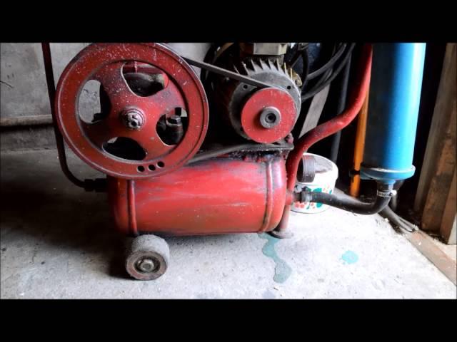 компрессор самодельный. homemade compressor.