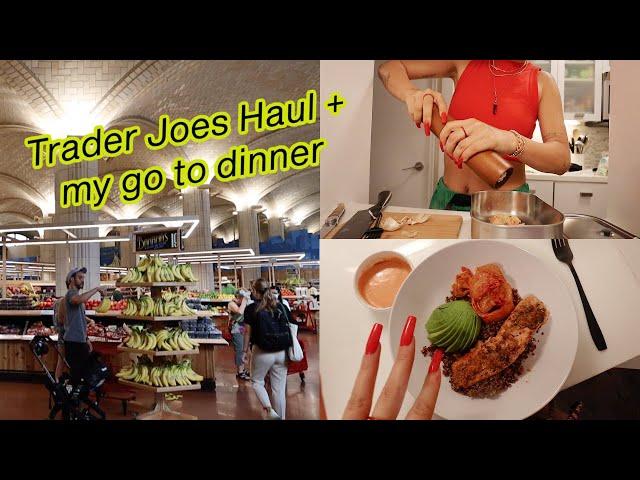 Trader Joes haul + my go-to dinner!