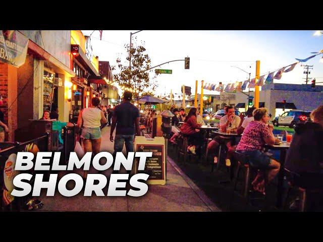 Walking Los Angeles : LIVELY Saturday Night in Belmont Shore, Long Beach