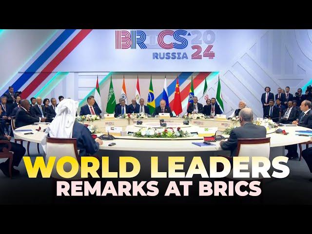 Kazan, Russia | BRICS Summit 2024|World leader’s remarks at BRICS | Kazan Expo Center | Russia