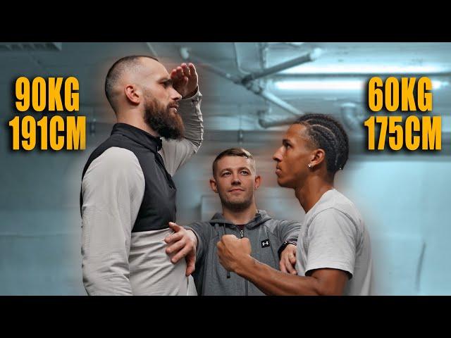 Wer SCHLÄGT härter? 1.91m MMA Fighter vs 1.75m Boxer