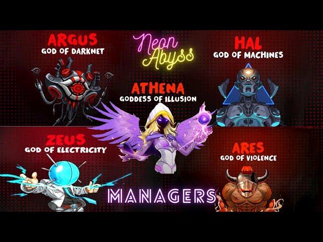 Neon Abyss All Managers Battles