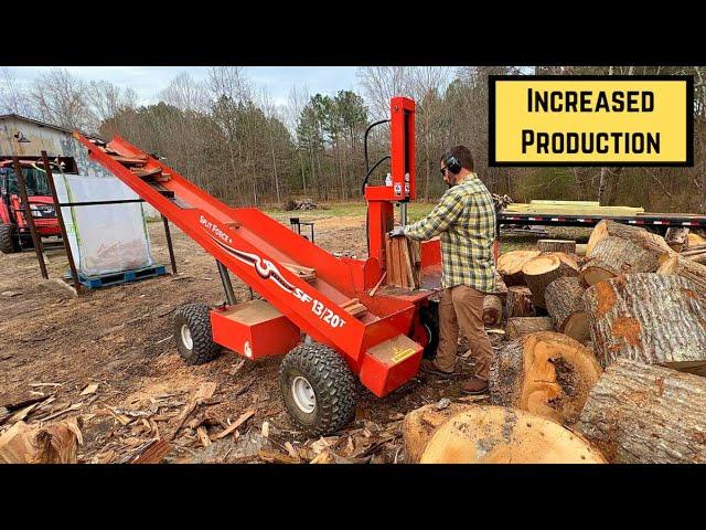 Efficient One Man Firewood Operation