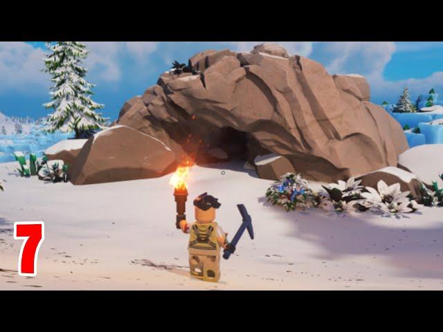 FROZEN COLD BIOME! - Lego Fortnite Hardcore Ep 7