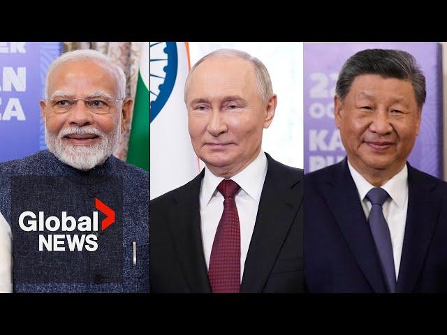 Russia's Putin says cooperation with China's Xi, India's Modi "stabilizing" world