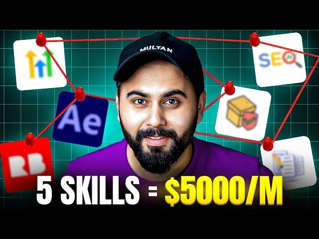 5 High Income Online Skills to Make Money in 2025 | Free Courses Included