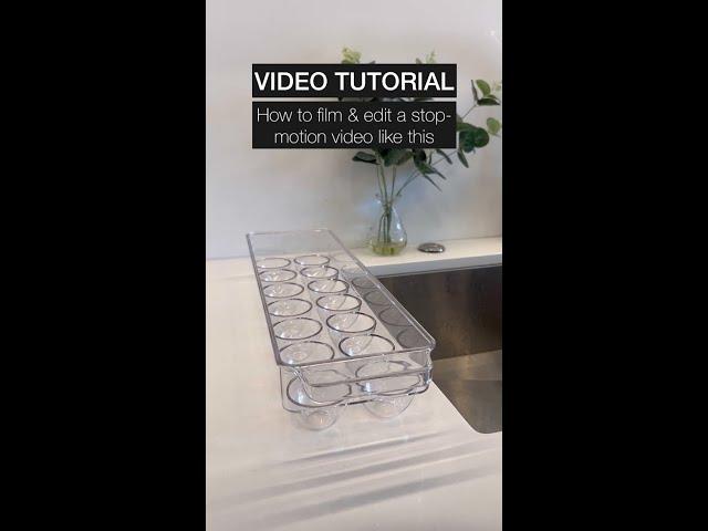 TikTok Video Tutorial for Restocking Eggs - Filming + Editing Process