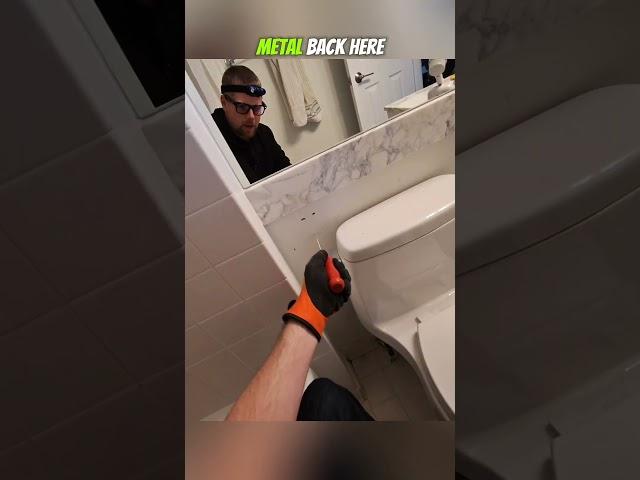 Can you guess who did it??  #diy #handyman #plumbing
