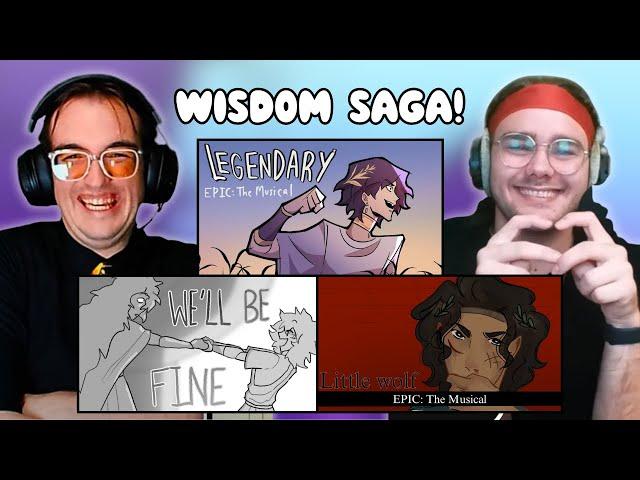 Reacting to Wisdom Saga Animatics! | Legendary + Little Wolf + We'll Be Fine