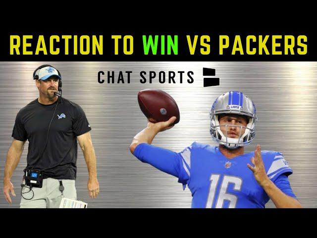 Lions Rumors & News After 37-30 Win vs Packers | Dan Campbell, Jared Goff,  Craig Reynolds, & Swift