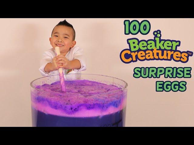 Crazy Surprise Beaker Creatures kids Experiment Fun With CKN