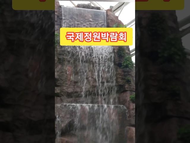 순천만 국제정원 박람회 #실내정원#홍학#인공폭포