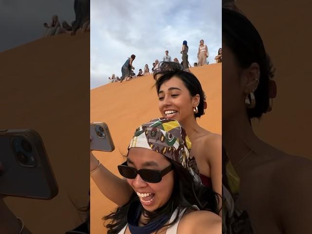 POV Sand boarding in Africa