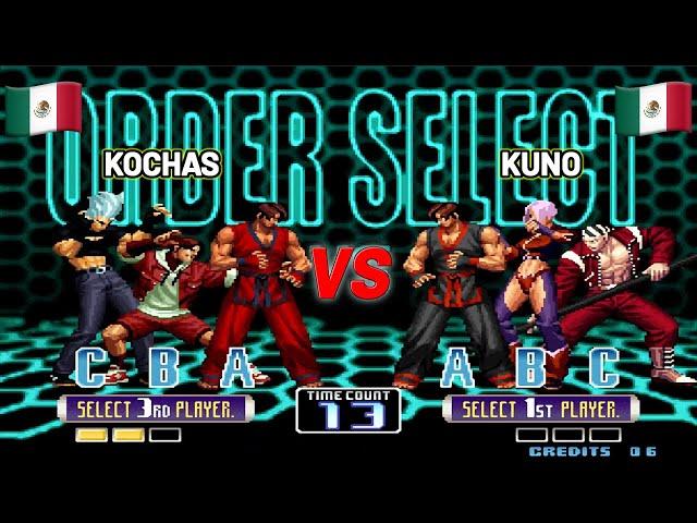 KOF 2002 - No se la pusieron fácil al Top de México ⭐ KOCHAS vs KUNO