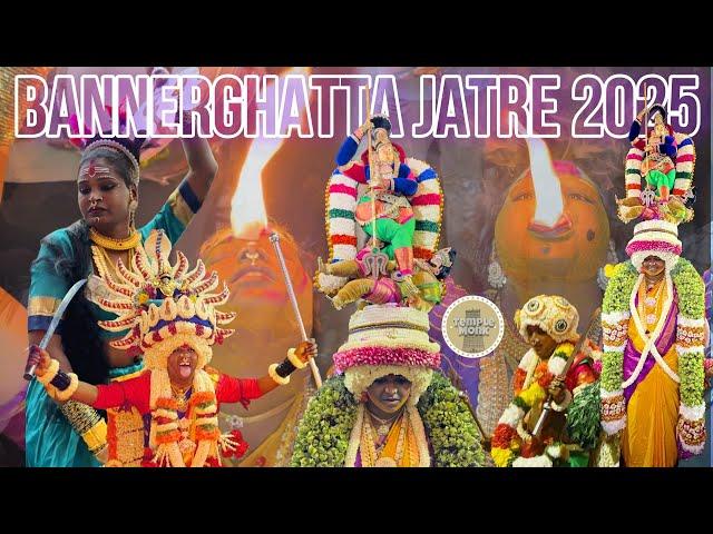 BANNERGHATTA JATRE 2025 | GULAB POO FESTIVAL | BEGALAMMA FESTIVAL 2025 | #templemonk #bannerghatta