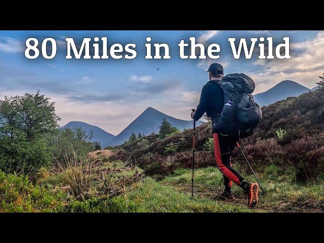 Hiking 80 Miles in the Scottish Wilderness | Solo Wild camping Along the Skye Trail