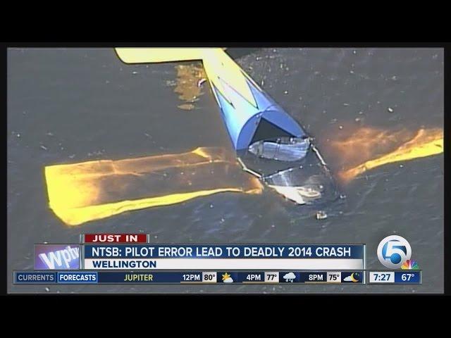 Pilot error blamed for 2014 fatal Wellington plane crash