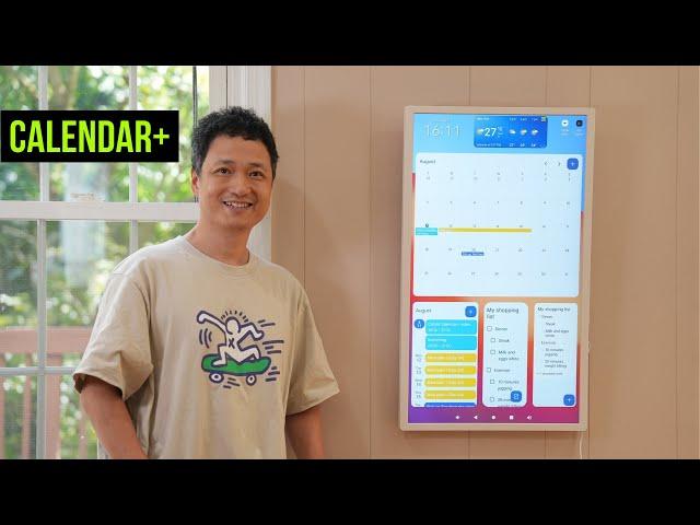 The Best Digital Calendar! Cozyla Calendar+ tutorial (32" inch Touchscreen, Android 13 OS)