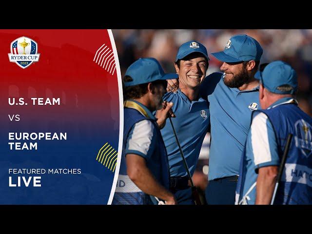 LIVE | Featured Matches | 2023 Ryder Cup Day 1