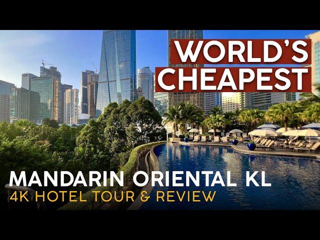 MANDARIN ORIENTAL Kuala Lumpur, Malaysia【4K Hotel Tour & Review】 #FLIPFLOPMAS Ep. 4