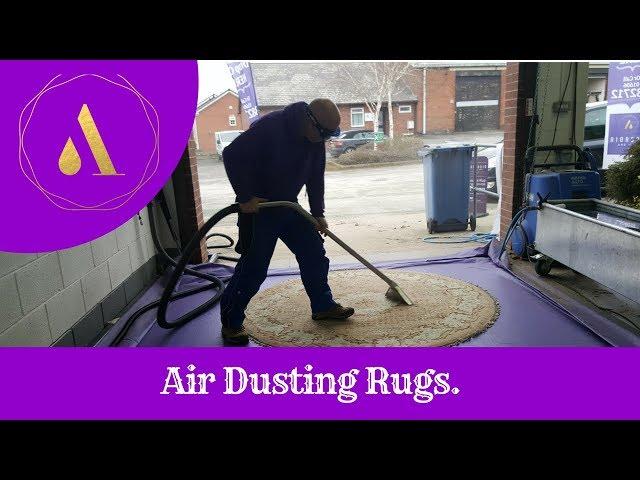 Air dusting rugs Arcadia rug spa rug cleaning cheshire