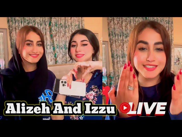 Alizeh And Izzu on Tiktok Live ‍️️ Apr 21 2024 Full HD #alizehjamali #izmajamali