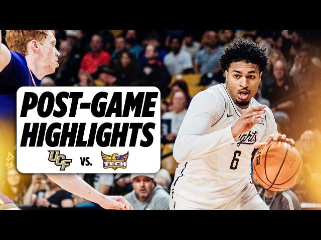 UCF Men’s Basketball 80, Tennessee Tech 69,  // FULL GAME HIGHLIGHTS // Nov. 19, 2024