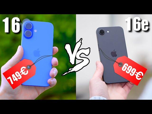 Mach keinen Fehler! iPhone 16 vs. iPhone 16e im Vergleich - Welches Lohnt sich mehr?