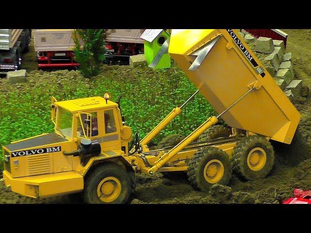 FASCINATING RC CONSTRUCTION SITE WITH AMAZING MODEL MACHINES