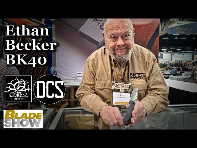 Ethan Becker Discusses His BK40 Folder!  Blade Show 2021