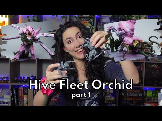 Leviathan Hive Fleet Orchid Tyranid Painting Vlog - Backvlog 17