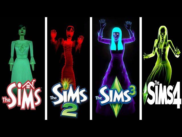 ️ Evolution of Ghosts in Sims 1 - Sims 2 - Sims 3 - Sims 4