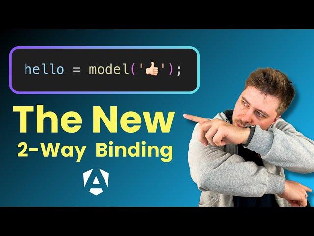 Angular Model - The New Signal-Based 2-way Data Binding