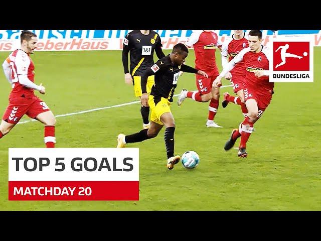 Top 5 Goals • Moukoko, Jeong & Co. | Matchday 20 - 2020/21