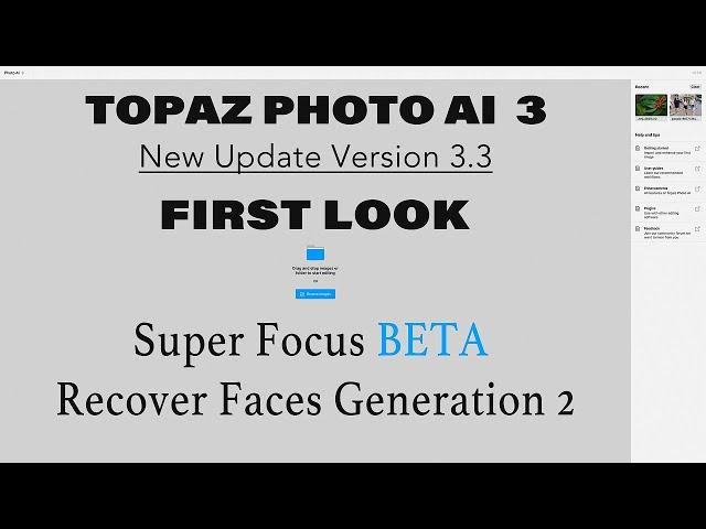 First Look: Topaz Photo AI Version 3.3 Update! 