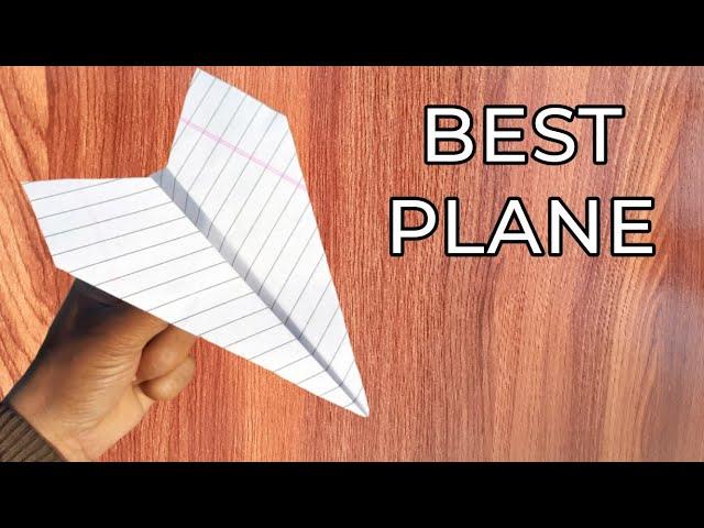 Make an easy airplane that flies far| Paper Plane banana| airplane Paper #391