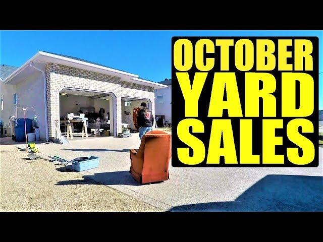 Ep106: OCTOBER GARAGE SALE & YARD SALE PICKUPS! - Come for the pick!!!!