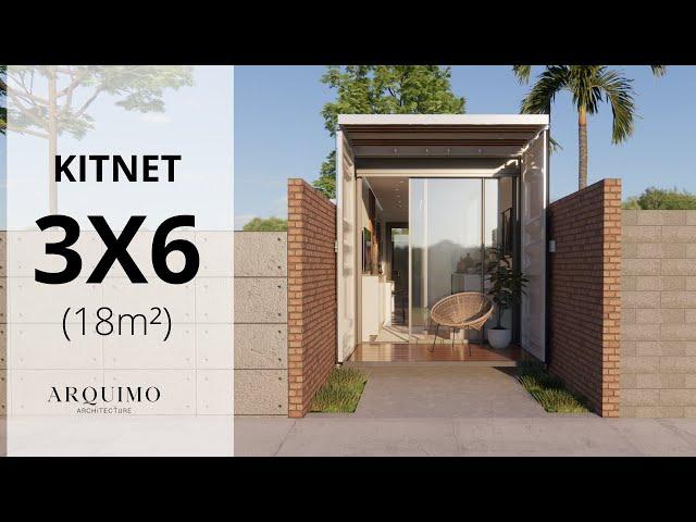 TINY HOUSE 3X6 | SMALL AND MODERN HOUSE | STUDIO 3X6 | LOFT 3x6 FOR RENT | TINY HOUSE ECONOMIC