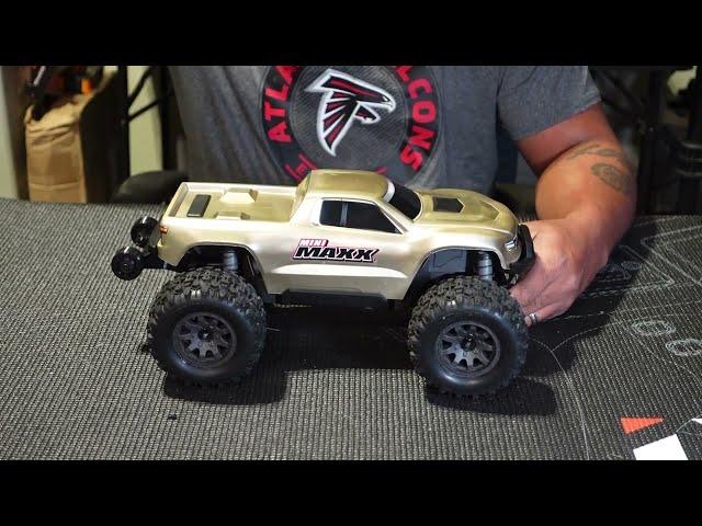 Traxxas mini maxx get's Garage life Rc upgrades