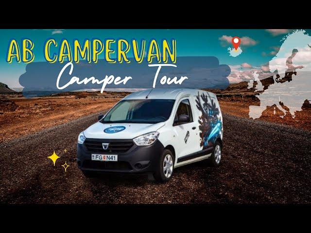 Campervan Tour - Dacia Dokker - AB | KuKu Campers Iceland