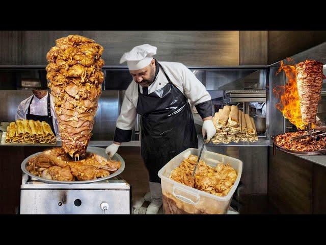 UNSEEN ARAB STYLE Shawarma Process in Tehran!!!