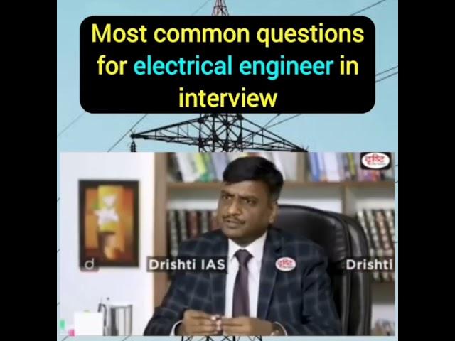 Electrical engineering interview | #Drishti ias mock interview of electrical engineer