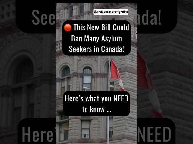 Is Canada About to Ban More Asylum Seekers?