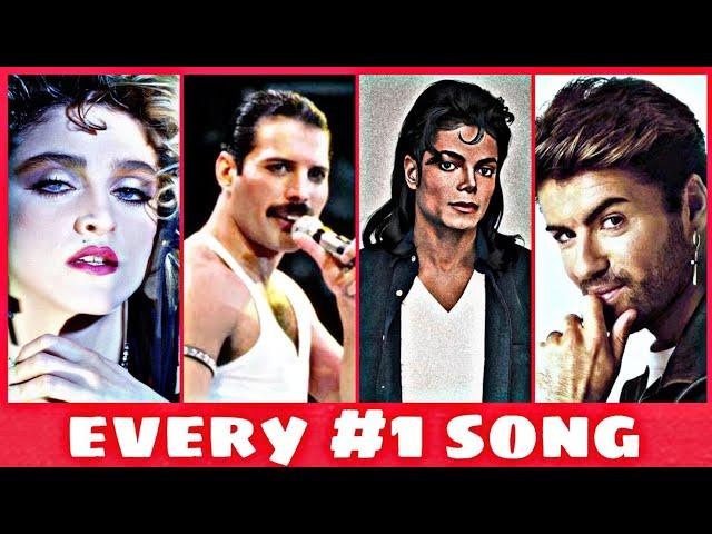 Every number 1 song of the 80s