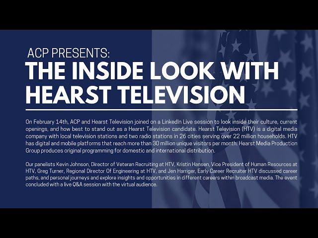 ACP Presents: The Inside Look with Hearst Television