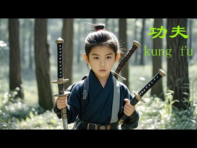 2024 Action Movie! A child carries three treasured swords; drawing them means certain death.