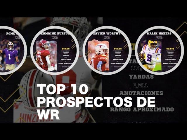 TOP 10 WR O RECECPTORES PARA EL DRAFT 2024 # NFL. ¿La camada más interesante de los últimos 10 años?