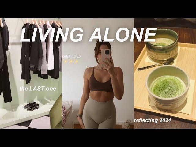 LIVING ALONE: the end of 2024 | reflecting, goals for 2025, lots of talking ‍️