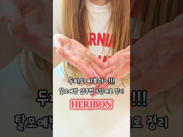 탈모예방에 좋은 헤어케어라인 7월1일  와디즈단독런칭 #헤리본 #탈모샴푸 #탈모예방
