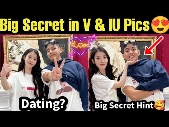 Biggest Secret Revealed in V & IU Dating Photos  V Dating IU  BTS in IU Concert  BTS V JK With IU